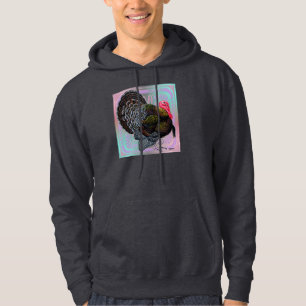 Turkey:  Floral Bronze Tom Hoodie