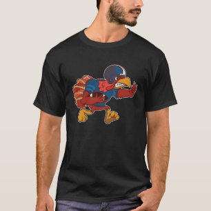 Turkey Football Mens Clothing Dad Family Thanksgi T-Shirt