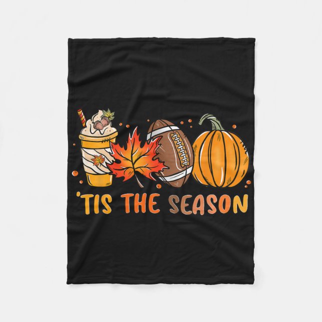 Turkey Football Outfit Kids Adults Mens Boys Thank Fleece Blanket (Front)