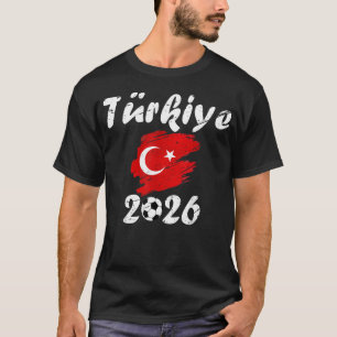 Turkey Football Supporter 2026 Soccer Fan Turkish T-Shirt