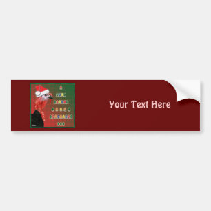 Turkey For Christmas Bumper Sticker