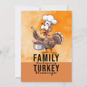 Turkey  for thanksgiving  invitation
