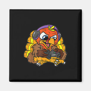 Turkey Gamer Funny Thanksgiving Cool Video Games G Magnet