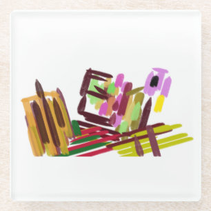 Turkey glass coaster