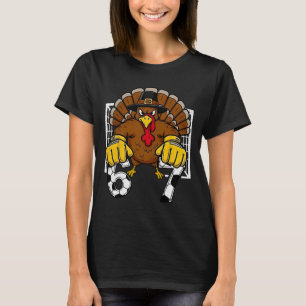Turkey Goalie Soccer 67 Six Seven 6 7 Thanksgiving T-Shirt