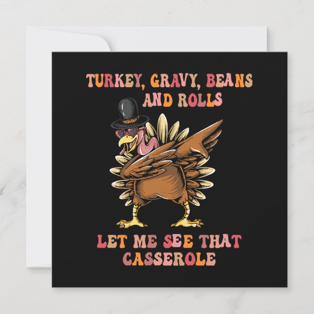 Turkey Gravy Beans And Rolls Let Me  (Front)