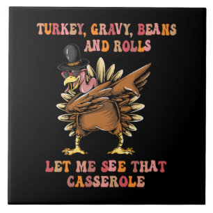 Turkey Gravy Beans And Rolls Let Me Ceramic Tile
