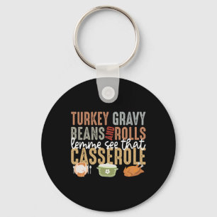 Turkey Gravy Beans And Rolls Let Me See That Cerol Key Ring