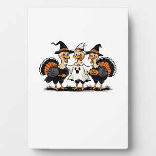Turkey Halloween Boo, Thanksgiving Turkey, Spooky  Plaque