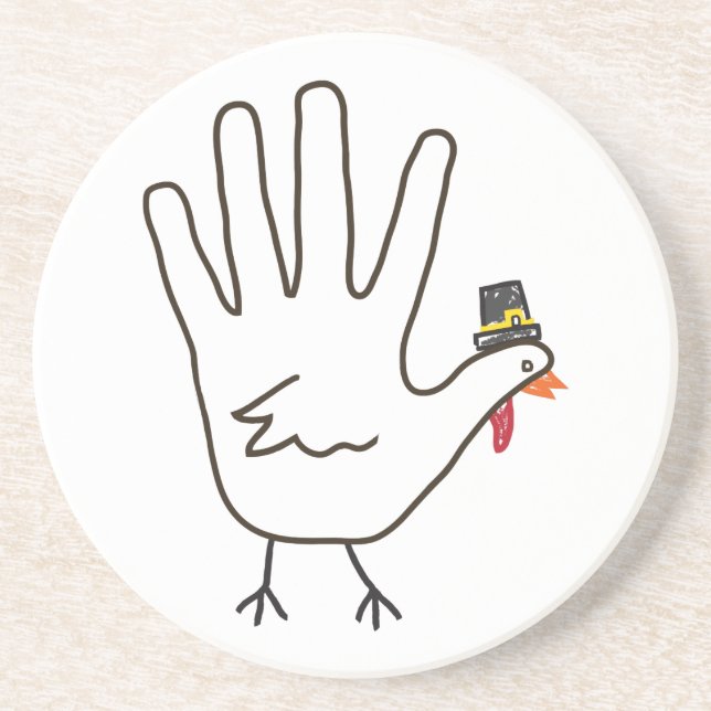 turkey hand coaster (Front)