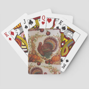 Turkey & Harvest Playing Cards