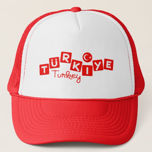 TURKEY hat - customise (Front)