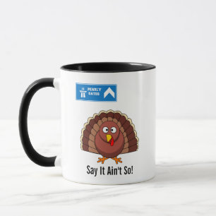 Turkey Heading for the Pearly Gates Mug