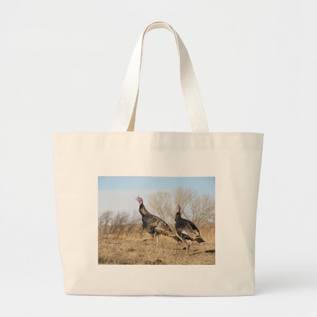 Turkey Horizon Large Tote Bag (Front)