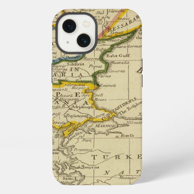 Turkey, Hungary iPhone Case (Back)