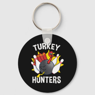 Turkey Hunters Bowling Fun Bowling Gift Key Ring