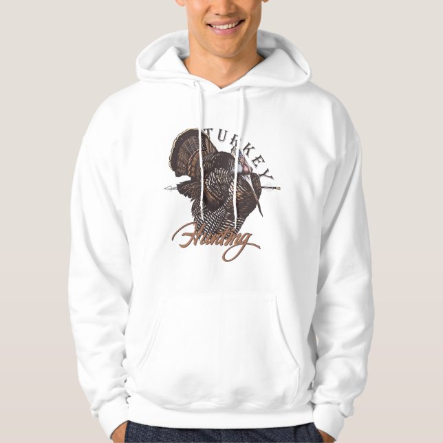 Turkey Hunting Back Hoodie (Front)