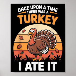 Turkey Hunting Dad Son Hunter Thanksgiving Funny Q Poster