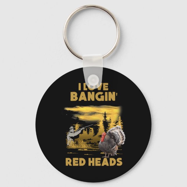 Turkey Hunting  Key Ring (Front)