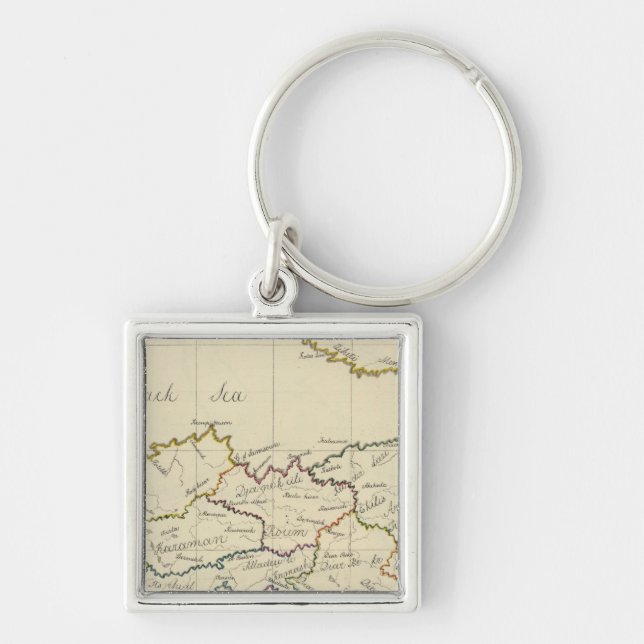 Turkey in Asia 3 Key Ring (Front)