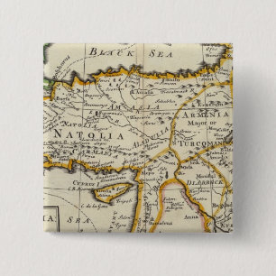 Turkey in Asia or Asia Minor 15 Cm Square Badge