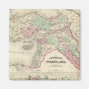 Turkey in Asia, Persia, Arabia, Beloochistan Magnet