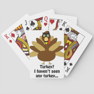 Turkey in Disguise Playing Cards