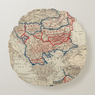 Turkey in Europe 10 Round Cushion