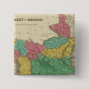 Turkey in Europe 15 Cm Square Badge