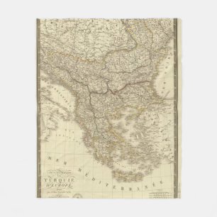 Turkey in Europe 3 Fleece Blanket