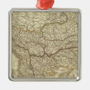 Turkey in Europe 3 Metal Tree Decoration