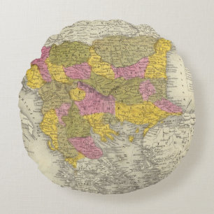 Turkey In Europe 3 Round Cushion