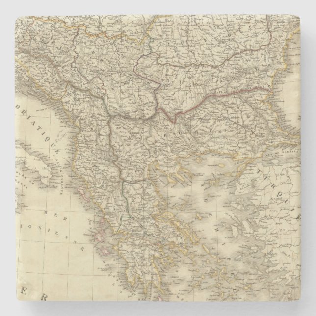 Turkey in Europe 3 Stone Coaster (Front)