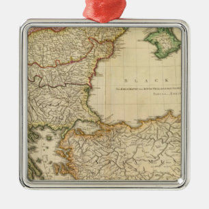 Turkey in Europe 4 Metal Tree Decoration