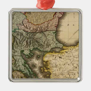 Turkey in Europe 5 Metal Tree Decoration