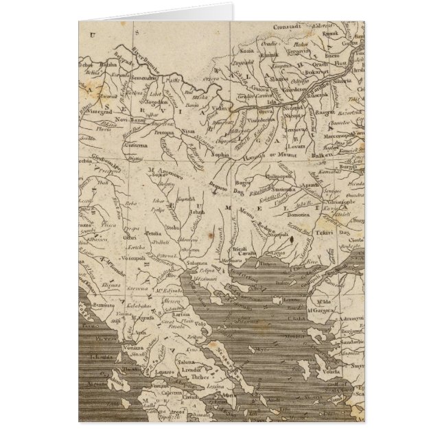 Turkey in Europe Map by Arrowsmith (Front)