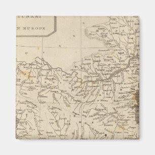 Turkey in Europe Map by Arrowsmith Magnet