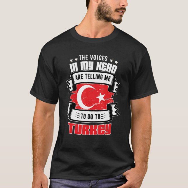 Turkey In My Head T-Shirt (Front)