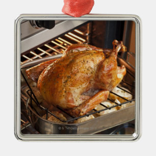 Turkey in oven metal tree decoration