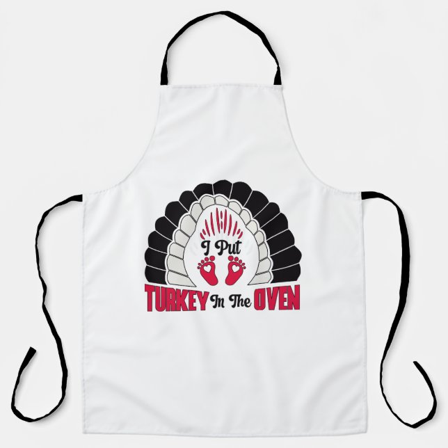 Turkey in the oven apron (Front)