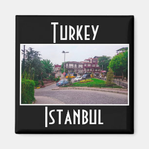 Turkey Istanbul Cityscape Street Architecture Magnet