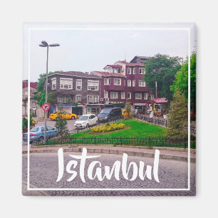 Turkey Istanbul Cityscape Street Architecture Magnet