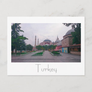 Turkey Istanbul Cityscape Street Architecture Postcard