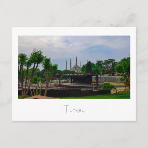 Turkey Istanbul Cityscape Street Architecture Postcard