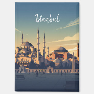 Turkey Istanbul Hagia Sophia Blue Mosque Magnet