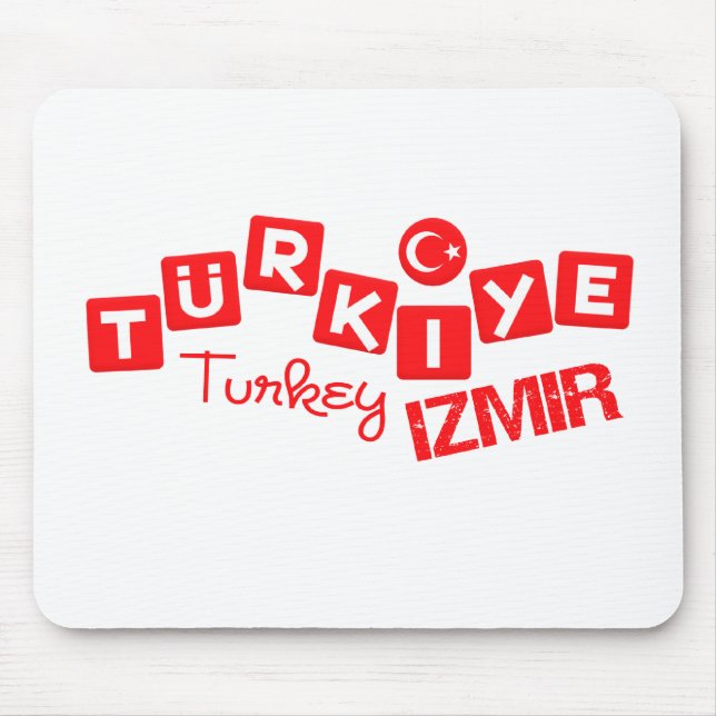 TURKEY IZMIR mousepad - customise (Front)
