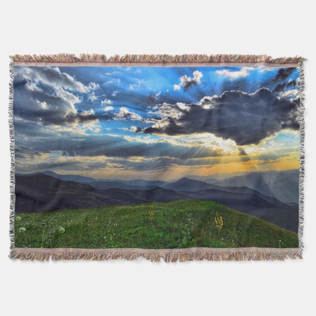 Turkey, Kackar mountains, landscape photograph Throw Blanket (Front)
