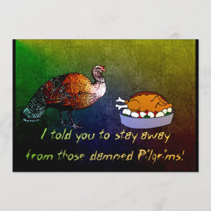 Turkey Lament Invitation