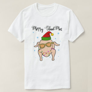 Turkey Merry ThanksMas Shirt, Turkey Thankful  T-Shirt