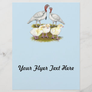 Turkey Mini White Family Flyer